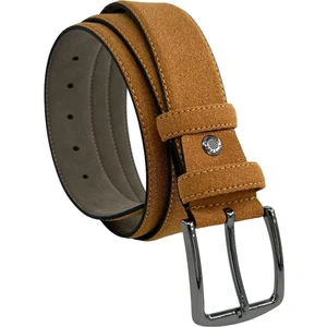 Süzer Deri Taba Süet Suni Deri Dikişli 4 cm.lik Klasik Kemer - 7400-811