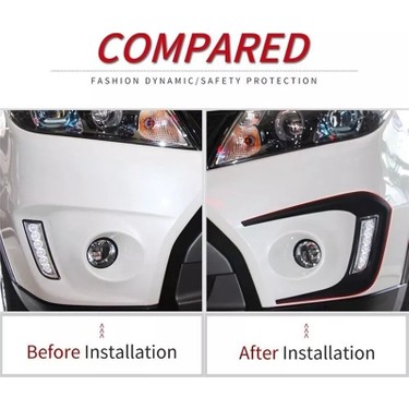 Sunshinee Araba Ön Sis Lambası Lambası Kapağı Garnitür Şerit Fiyatı