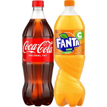 Litrelik Cola-Fanta-Pepsi resmi