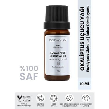 Bade Natural Okaliptus Uçucu Yağı %100 Saf 10