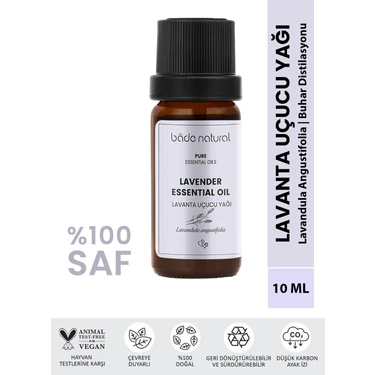 Bade Natural Lavanta Uçucu Yağı %100 Saf 10