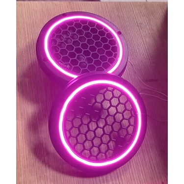 Pozart 16CM Neon Işıklı Midrange ve Hoparlör Kapağı 1takım
