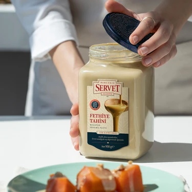 Bercekız Servet Şekerleme Taze Üretilmiş Tek Kavrulmuş Fethiye Tahini 950 gr - Yerli