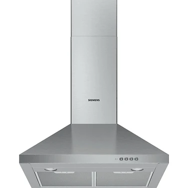 Siemens Inox Davlumbaz Duvar Tipi 60 cm 380 m³/h Emiş Gücü ile Sessiz