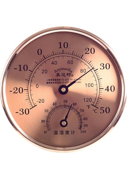 Duvara Monte Termometre ve Higrometre Sıcaklık ve Nem Izleme Aracı (Yurt Dışından)
