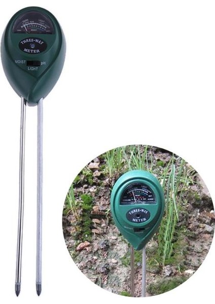 In 1 Nem Işık Ph Ölçer Çiçekler Bahçe Toprak Analiz Cihazı Test Cihazı Aracı Bahçe Çim Çiçekleri Toprak Ph Test Cihazı (Yurt Dışından)