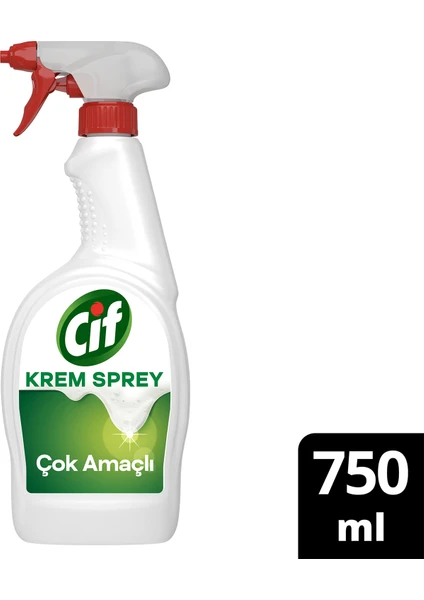 Krem Sprey Amonyak Yüzey Temizleyici En Zorlu Yağ ve Kirleri %100 Çıkarır 750 ml