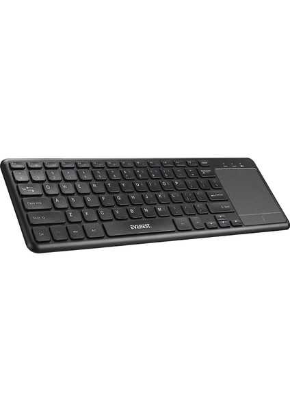 EKW-155 Siyah Toucpad Mouse Us Layout + Kablosuz Klavye