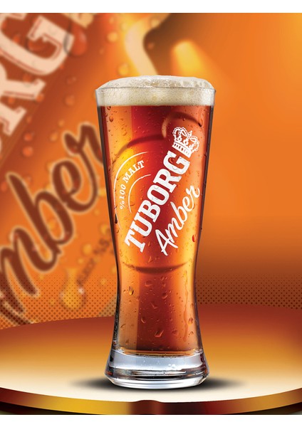 Tuborg Amber 33 cm Bira Bardağı 1 Adet