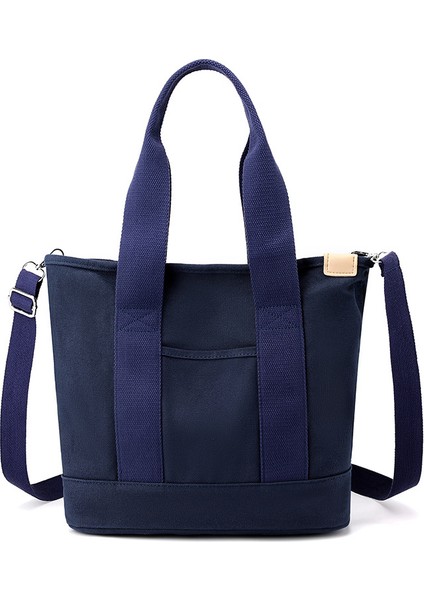 Kadınlar Için Büyük Kapasiteli Kanvas Çanta Omuz Çantası El Çantası (Yurt Dışından)