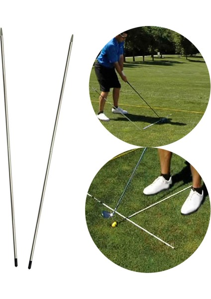 2 Golf Hizalama Çubukları Yardımcı Egzersiz 120 cm Ş Düzeltici Çubuk (Yurt Dışından) fırsatları