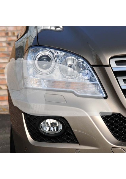 Mercedes Benz Için W164 2009-2011 ml Sınıfı Araba Sağ Yan Far Şeffaf Lens Kapağı Kafa Işık Lambası Abajur Kabuk (Yurt Dışından) indirimleri