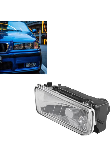Sol ve Sağ Ön Tampon Far Sis Lambaları Konut Bmw E36 318I 318TI 1992-1998 Araba Sis Farları Füme Kapakları (Yurt Dışından)