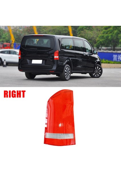 Araba Arka Stop Lambası Kabuk Fren Lambaları Kabuk Otomatik Arka Kabuk Kapak Mercedes-Benz V-Class Vito 2016-2021 Için, Sol (Yurt Dışından)