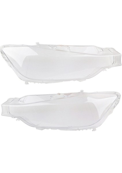 Sol Yan Araba Far Camı Kapağı Başkanı Işık Lambası Gölge Kabuk Kapak-Bmw 3 Serisi F30 F31 2012-2015 320 328 330 340 (Yurt Dışından)