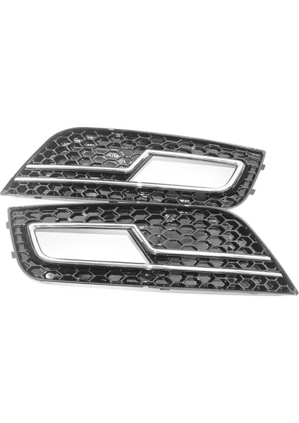 Audi A4 B8.5 Standard Edition 2013-2016 Için Krom Ön Tampon Petek Izgara Sis Aydınlatma Koruması (Yurt Dışından)