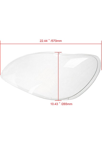 Mercedes-Benz S-Class Için W220 1998-2005 Araba Far Kapağı Şeffaf Lens Far Abajur Kabuk (Sağ Taraf) (Yurt Dışından) fırsatları