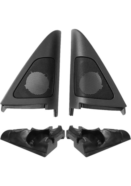 Seti Araba Ön Kapı Hoparlör Ses Kapağı Boynuz Tweeter Hoparlör Kapağı Trim Köpük Ile-Bmw 3 Serisi E92 E93 2006-2013 (Yurt Dışından)