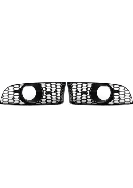 2x Araba Ön Izgara Izgara Alt Tampon Sis Aydınlatma Koruması Trim-Bmw E90 E91 E92 E93 2004-2012 M3 Stil A (Yurt Dışından)