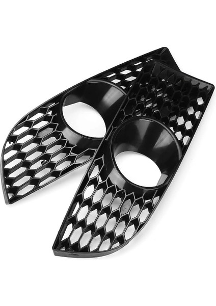 2x Araba Ön Izgara Izgara Alt Tampon Sis Aydınlatma Koruması Trim-Bmw E90 E91 E92 E93 2004-2012 M3 Stil A (Yurt Dışından)
