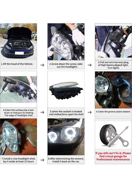 1 Çift Araba Temizle Far Başkanı Işık Lambası Lens Kapağı Kafa Işık Lambası Kapağı Hyundai Tucson 2005-2009 Için (Yurt Dışından)