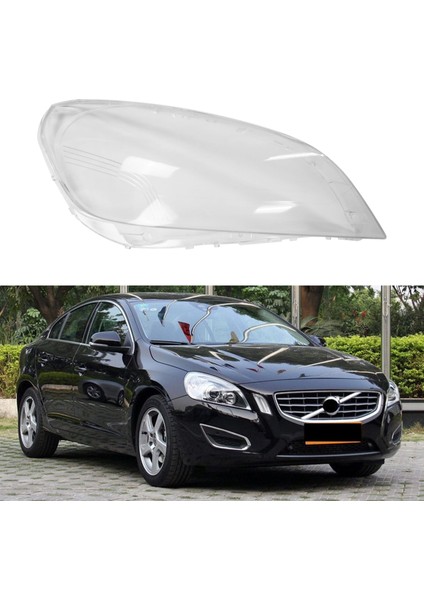 Volvo Için S60 V60 S60L 2009-2013 Araba Sol Ön Far Kapağı Şeffaf Abajur Kabuk Cam Lens Far Kapağı (Yurt Dışından)