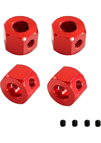 Adet 5mm Ila 12MM Metal Birleştirici Tekerlek Göbeği Altıgen Adaptör Için D12 C14 C24 B14 B16 Mn D90 D91 Rc Araba Yükseltme Parçaları, Kırmızı (Yurt Dışından) indirimleri