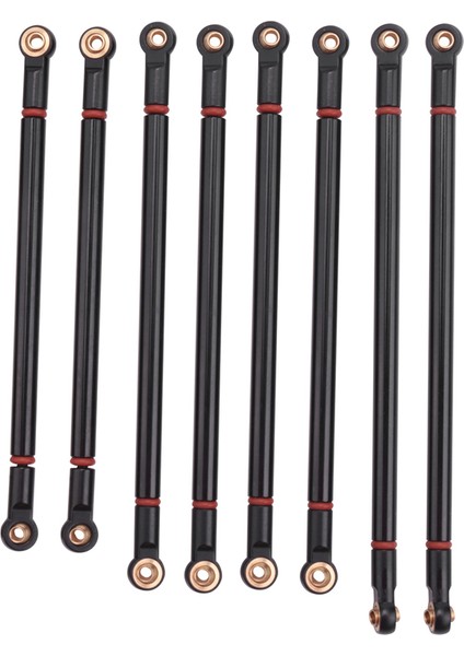 8 Adet/grup Metal Bağlantı Çubuğu 313 mm Dingil Mesafesi Takım Elbise Eksenel SCX10 1/10 Rc Paletli Araba Parçaları (Yurt Dışından)