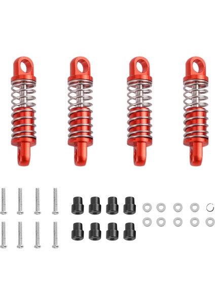 Adet Alaşım Damper Yağı Dolu Tip Rc Hobi Model Araba Için 1/28 K969 K989 P929 Drift, Kırmızı (Yurt Dışından)