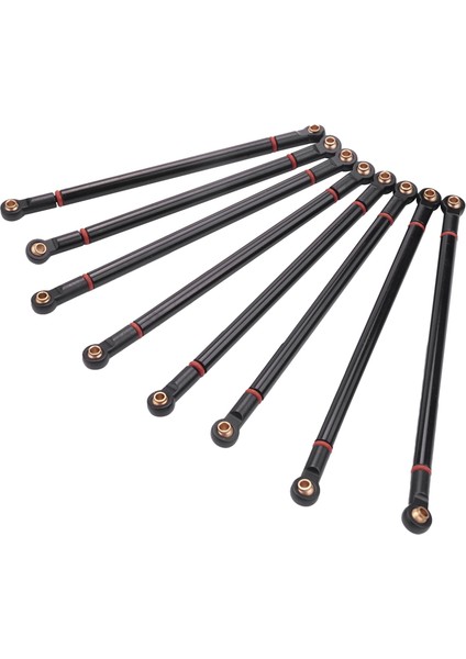 8 Adet/grup Metal Bağlantı Çubuğu 313 mm Dingil Mesafesi Takım Elbise Eksenel SCX10 1/10 Rc Paletli Araba Parçaları (Yurt Dışından) fiyatları
