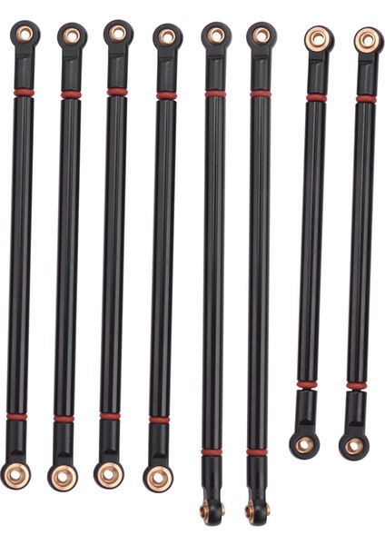 8 Adet/grup Metal Bağlantı Çubuğu 313 mm Dingil Mesafesi Takım Elbise Eksenel SCX10 1/10 Rc Paletli Araba Parçaları (Yurt Dışından) indirimleri