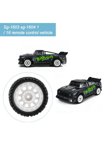 Adet Rc Araba Jant Lastikleri Lastikler Sg 1603 Sg 1604 SG1603 SG1604 1/16 Rc Araba Yedek Parça Aksesuarları (Yurt Dışından)