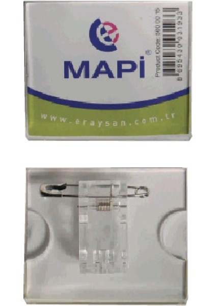 Şeffaf Isimlik (Dikdörtgen) K01 45X38 25Lİ Paket
