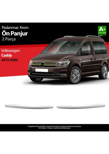 Vw Caddy Krom Ön Panjur 2 Prç. 2015-2020