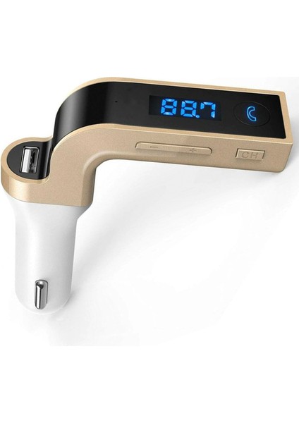 Tüm Araçlara Uyumlu Bluetooth Araç Kiti Carg7 Mp3 Araç Çakmaklık Fm Transmitter Cihazı Müzik Kiti