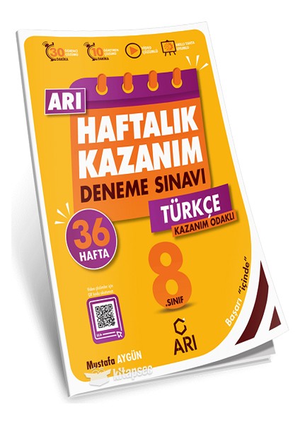 8.Sınıf Türkçe Haftalık Kazanım Denemeleri