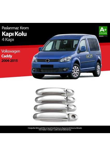 Volkswagen Caddy Krom Kapı Kolu 4 Kapı 2004-2015 A+ Kalite