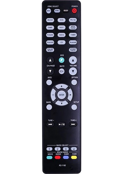 Av Alıcısı Için RC-1192 AVR-S900W AVR-X2100W AVR-X2200W Uzaktan Uzaktan Kumanda (Yurt Dışından)