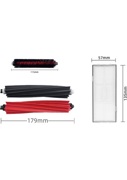 S8 / S8+ / S8 Pro / G20 Robotik Süpürge Için Yedek Yedek Aksesuarlar Parça Kiti (Yurt Dışından)