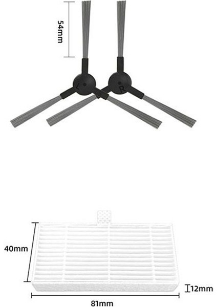 BR150/BR151, BR150/BR151,MANVINS G20, BR150/BR151 2'si 1 Arada Robot Süpürge Aksesuarları Için Yedek Parçalar (Yurt Dışından)