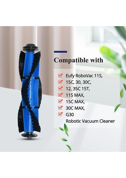 Robovac 11S,ROBOVAC 30,robovac 15C Robotik Elektrikli Süpürge Aksesuarları Için Uyumlu Yedek Parçalar Rulo Fırça (Yurt Dışından)