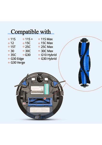 Robovac 11S,ROBOVAC 30,robovac 15C Robotik Elektrikli Süpürge Aksesuarları Için Uyumlu Yedek Parçalar Rulo Fırça (Yurt Dışından)