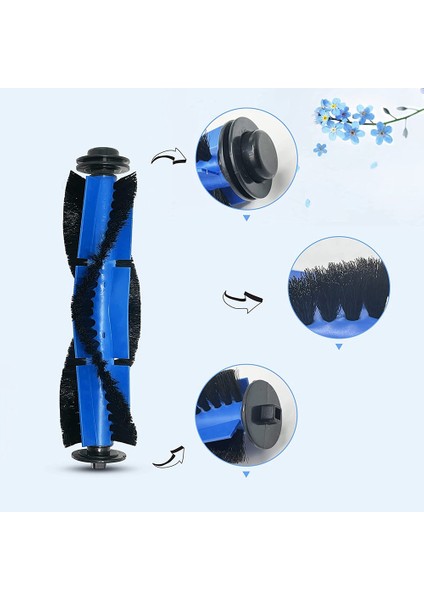 Robovac 11S,ROBOVAC 30,robovac 15C Robotik Elektrikli Süpürge Aksesuarları Için Uyumlu Yedek Parçalar Rulo Fırça (Yurt Dışından)