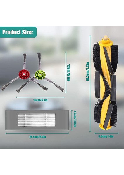 Deebot T9, T9+, T8, T8+, T8MAX, N8, 920, 950, N7 Robot Süpürge Yedek Parçaları Için Aksesuarlar (Yurt Dışından)