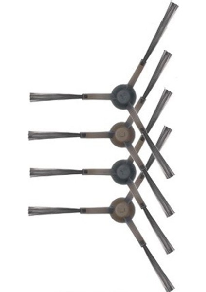 4 Adet Yan Fırça W11 Robotlu Süpürge Yan Fırça Ev Temizlik Aracı Aksesuarları (Yurt Dışından)
