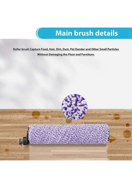 Yedek Ana Fırça Rulo/filtre Pamuklu Süpürge Aksesuarları WD201 WD101 WD200 WD100 (Yurt Dışından) fırsatları