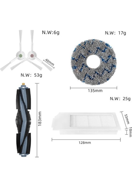 Yedek Parçalar Rulo Fırça Yan Fırça Hepa Filtre Deebot T10 Turbo Elektrikli Süpürge Aksesuarları Için Uyumlu (Yurt Dışından) fırsatları