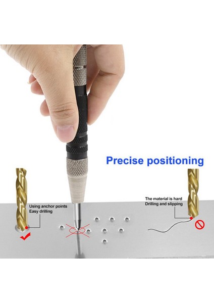 Otomatik Merkez Delgi Bulucu Merkez Delgeç Otomatik Merkez Delgeç Pencere Kırıcı Otomatik Numune Delgeç 128MM (Yurt Dışından) fiyatları