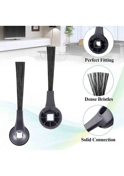 10 Adet Yan Fırçalar Değiştirme Iq Robot R101AE (RV1001AE), RV1100, RV1101, RV2011DRUS, RV912S, R100 (Yurt Dışından)