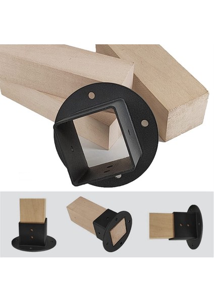 Adet 2x2 Kare Çit Direği Flanş Tabanı Pergola Sonrası Taban Braketleri Kiti, Ağır Duvar Montaj Sonrası Ankraj Taban Braketleri (Yurt Dışından) modelleri